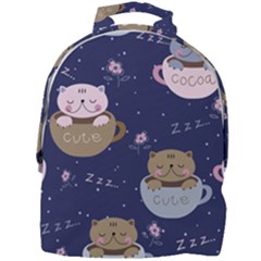 Cute Kittens Sleep Sweetly Mugs Mini Full Print Backpack by Simbadda