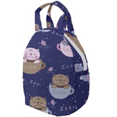 Cute Kittens Sleep Sweetly Mugs Travel Backpack by Simbadda