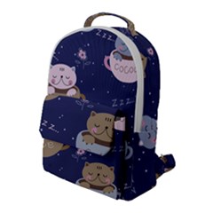 Cute Kittens Sleep Sweetly Mugs Flap Pocket Backpack (large) by Simbadda