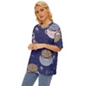 Cute Kittens Sleep Sweetly Mugs Oversized Basic Tee View2