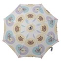 Cute Cat Seamless Pattern Background Hook Handle Umbrellas (Small) View1