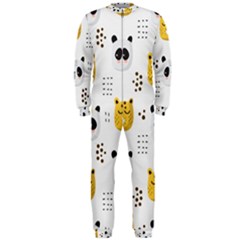 Seamless Pattern Cute Animals Onepiece Jumpsuit (men) by Simbadda