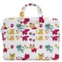 Pattern With Cute Cats MacBook Pro 16  Double Pocket Laptop Bag  View2