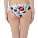 Red Lips Black Heels Pattern Hipster Bikini Bottoms View2