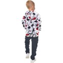 Red Lips Black Heels Pattern Kids  Hooded Pullover View2