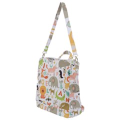 Children Alphabet Seamless Pattern Crossbody Backpack by Simbadda