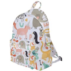 Children Alphabet Seamless Pattern The Plain Backpack by Simbadda