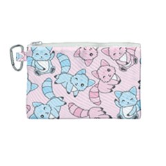 Children Pattern Design Canvas Cosmetic Bag (medium) by Simbadda