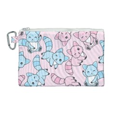 Children Pattern Design Canvas Cosmetic Bag (large) by Simbadda