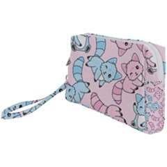 Children Pattern Design Wristlet Pouch Bag (small) by Simbadda