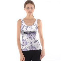 Cats Pattern Design Women s Basic Tank Top by Simbadda