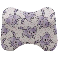 Cats Pattern Design Head Support Cushion by Simbadda