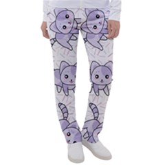 Cats Pattern Design Women s Casual Pants by Simbadda