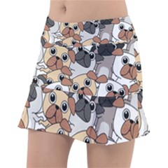 Many Dogs Pattern Classic Tennis Skirt by Simbadda