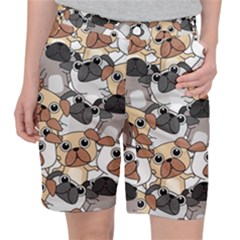 Many Dogs Pattern Women s Pocket Shorts by Simbadda