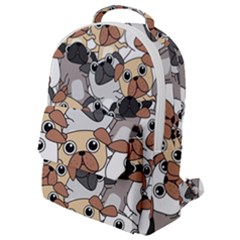 Many Dogs Pattern Flap Pocket Backpack (small) by Simbadda