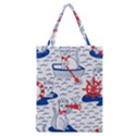 Nautical Cats Seamless Pattern Classic Tote Bag View1