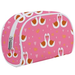 Swan Pattern Elegant Style Make Up Case (large) by Simbadda