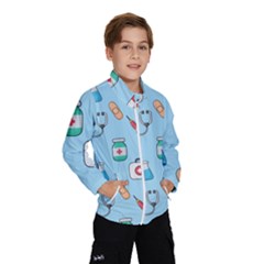 Medical Seamless Pattern Kids  Windbreaker by Simbadda