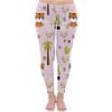 Cute Tiger Car Safari Seamless Pattern Classic Winter Leggings View1