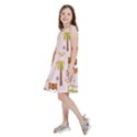 Cute Tiger Car Safari Seamless Pattern Kids  Skater Dress View2