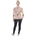 Cute Tiger Car Safari Seamless Pattern Velvet Zip Up Jacket View2