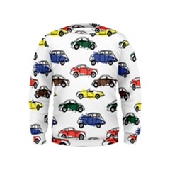 Cars Pattern Kids  Sweatshirt by Simbadda