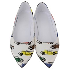 Cars Pattern Women s Low Heels by Simbadda