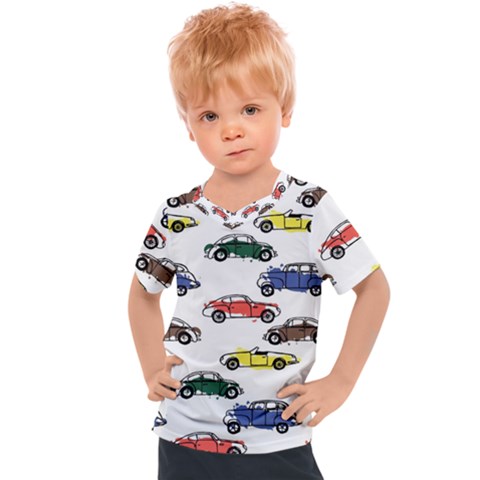 Cars Pattern Kids  Sports Tee by Simbadda