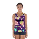 Owl Pattern Background Sport Tank Top  View1