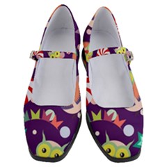 Owl Pattern Background Women s Mary Jane Shoes by Simbadda