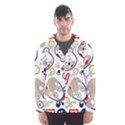 Animals Pattern Men s Hooded Windbreaker View1