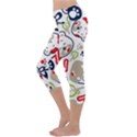 Animals Pattern Capri Yoga Leggings View2