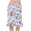 Animals Pattern Short Mermaid Skirt View1