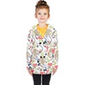 Animals Pattern Kids  Double Breasted Button Coat View1