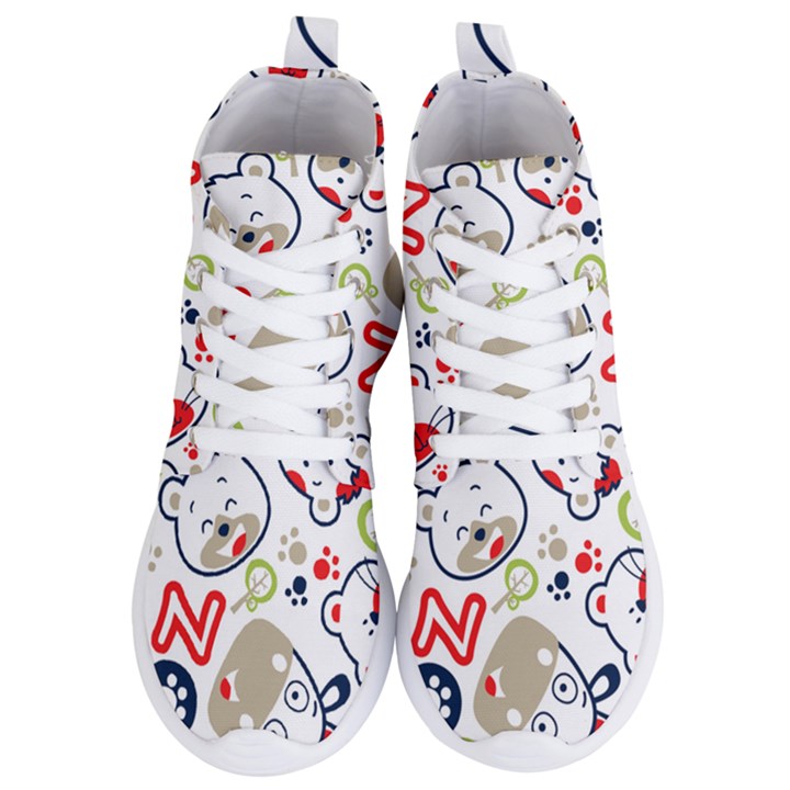 Animals Pattern Women s Lightweight High Top Sneakers