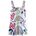 Animals Pattern Kids  Layered Skirt Swimsuit View1