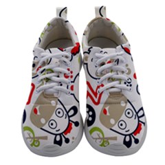 Animals Pattern Women Athletic Shoes by Simbadda