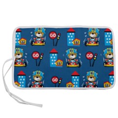 Racing-car-printing-set-cartoon-vector-pattern Pen Storage Case (s) by Simbadda