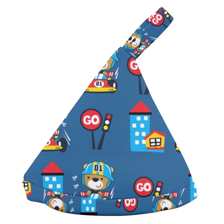 Racing-car-printing-set-cartoon-vector-pattern Anti scalding pot cap