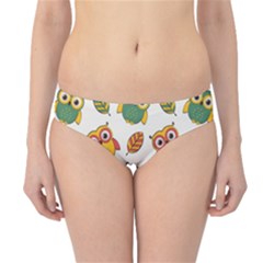 Background-with-owls-leaves-pattern Hipster Bikini Bottoms