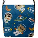 Seamless-pattern-funny-astronaut-outer-space-transportation Removable Flap Cover (S) View1