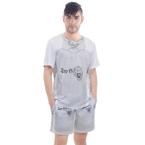 (2)dx Hoodie  Men s Mesh Tee And Shorts Set by Alldesigners