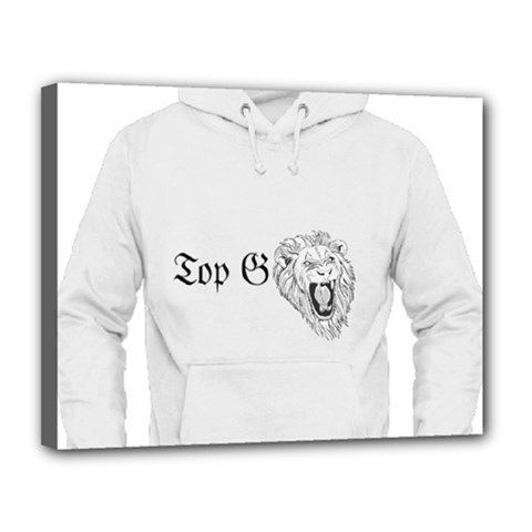 (2)dx Hoodie  Canvas 14  X 11  (stretched) by Alldesigners