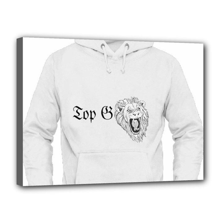 (2)DX hoodie  Canvas 16  x 12  (Stretched)