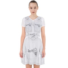 (2)dx Hoodie  Adorable In Chiffon Dress by Alldesigners