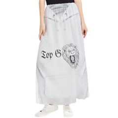 (2)dx Hoodie  Maxi Chiffon Skirt by Alldesigners