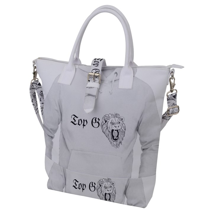 (2)DX hoodie  Buckle Top Tote Bag