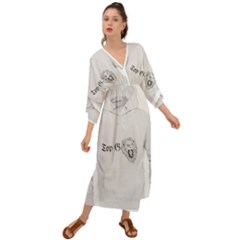 (2)dx Hoodie  Grecian Style  Maxi Dress by Alldesigners