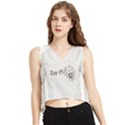 (2) V-Neck Cropped Tank Top View1